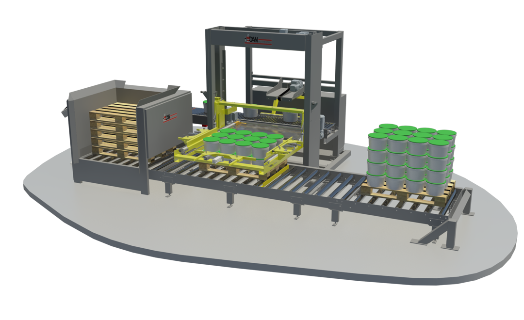 Palletising system replaces manual work